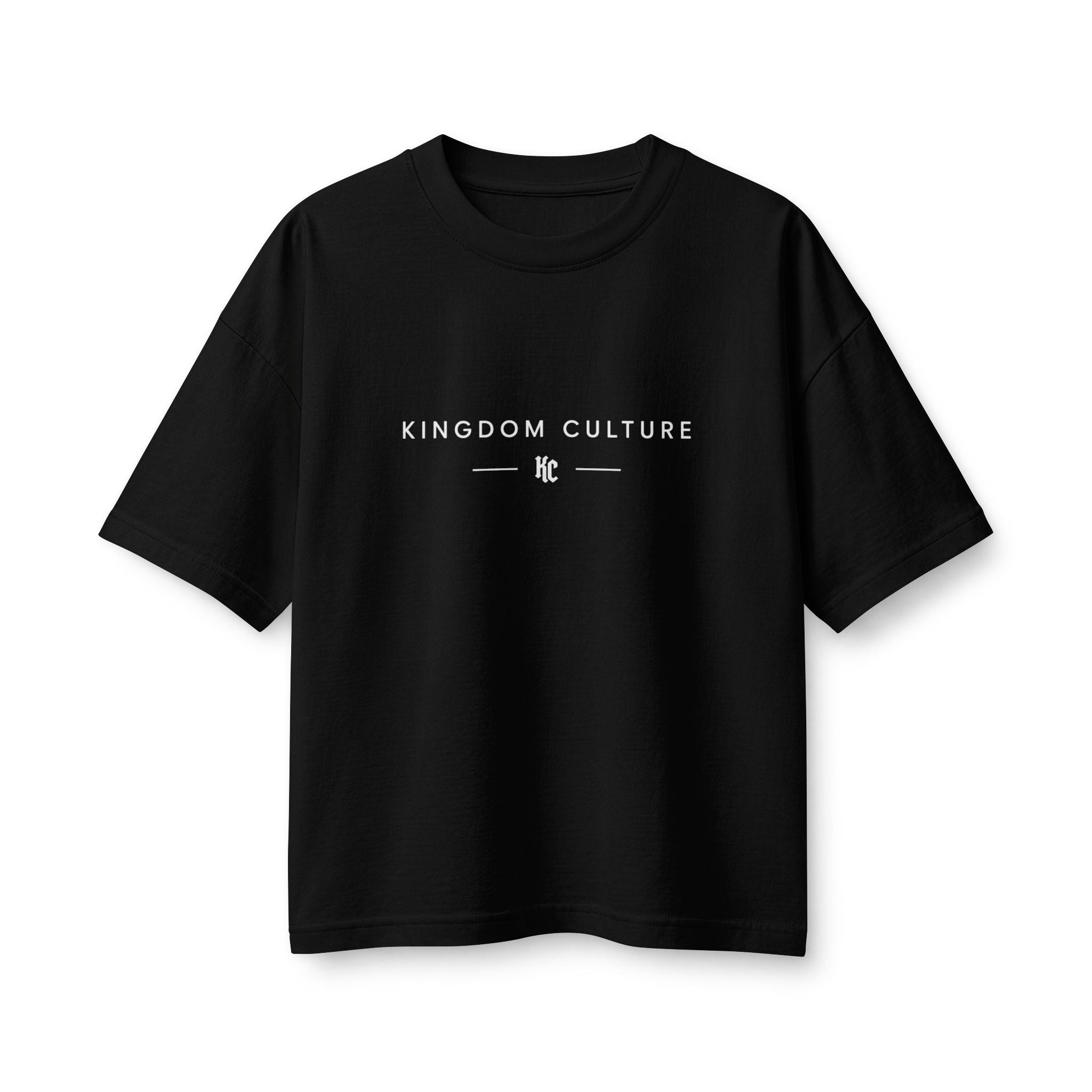 OVERSIZED KC TEE - BLACK
