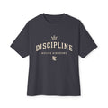 DISCIPLINE OVERSIZED TEE - DARK GREY